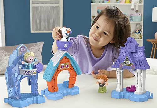 Foto 2 | Set Disney Frozen Snowflake Village De Fisher-price Little P - Venta Internacional.