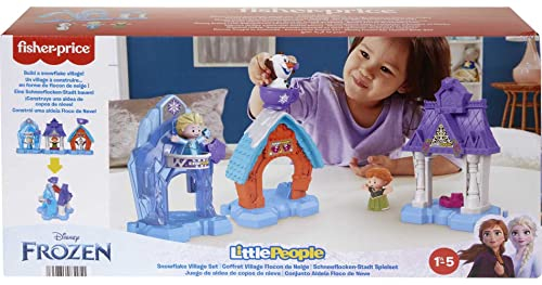 Foto 6 | Set Disney Frozen Snowflake Village De Fisher-price Little P - Venta Internacional.