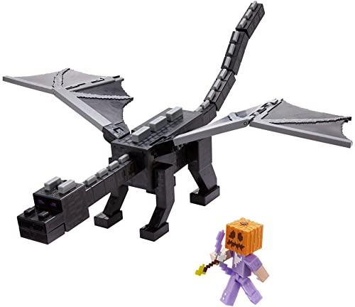 Figura De Acción Mattel Minecraft Ultimate Ender Dragon Con Stev - Venta Internacional.