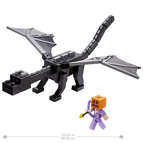 Foto 8 pulgar | Figura De Acción Mattel Minecraft Ultimate Ender Dragon Con Stev - Venta Internacional.