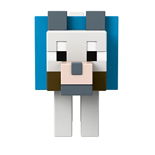 Foto 4 pulgar | Figura De Acción Minecraft Wolf De 8,26 Cm Con Accesorio Y Bloque Craft-a-block - Venta Internacional.