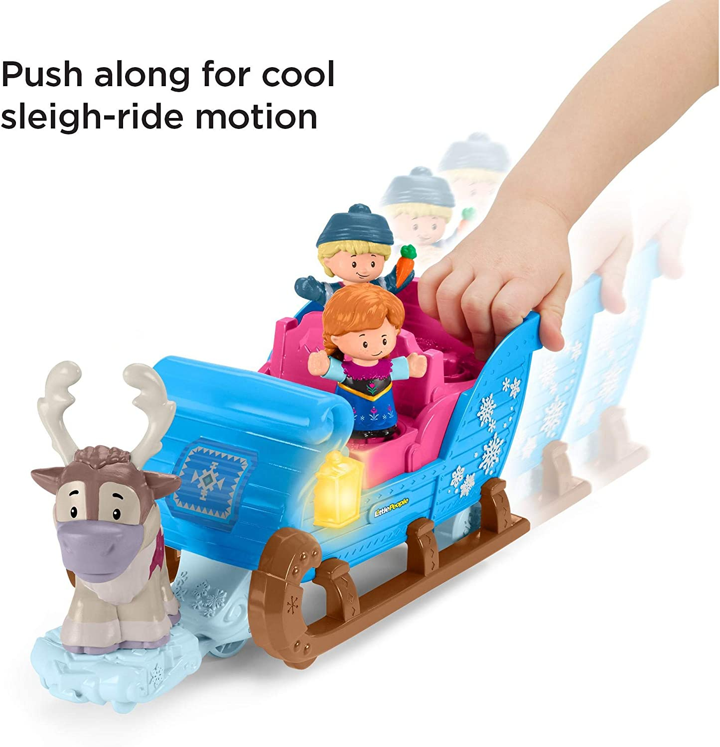 Foto 4 pulgar | Fisher-price Disney Frozen Kristoff's Strigh Por People, Figure And Vehicle Set - Venta Internacional.