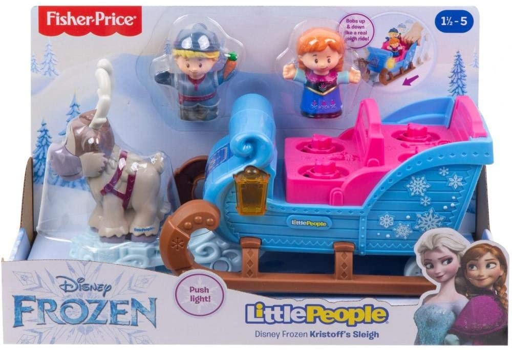 Foto 7 pulgar | Fisher-price Disney Frozen Kristoff's Strigh Por People, Figure And Vehicle Set - Venta Internacional.