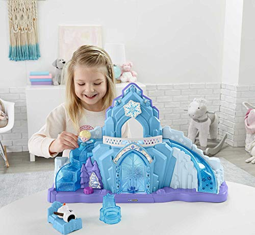 Foto 3 pulgar | Disney Frozen Elsa's Ice Palace De Little People, Set Musica - Venta Internacional.