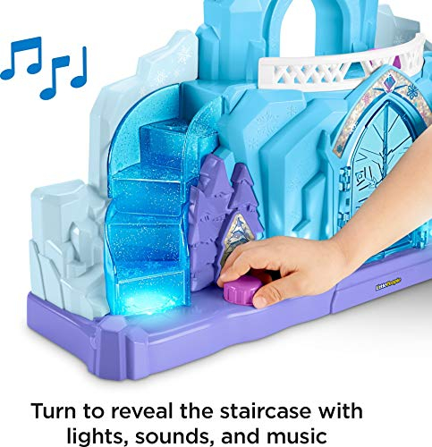 Foto 4 pulgar | Disney Frozen Elsa's Ice Palace De Little People, Set Musica - Venta Internacional.