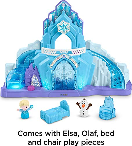 Foto 6 pulgar | Disney Frozen Elsa's Ice Palace De Little People, Set Musica - Venta Internacional.