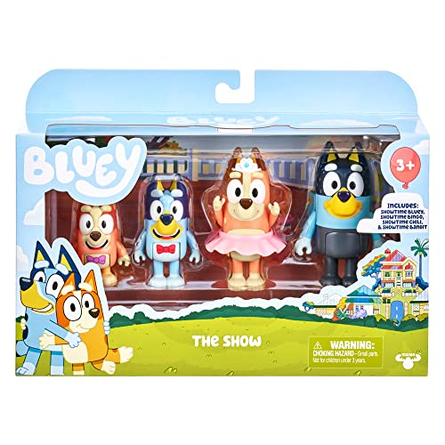 Foto 2 | Figuras Bluey - The Show, Paquete De 4, Figuras De Bingo, Ch - Venta Internacional.