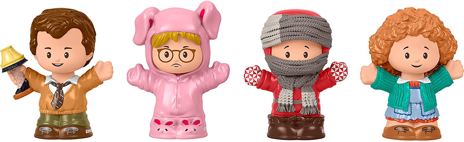 Foto 2 pulgar | Juego De Figuras Little People A Christmas Story, 4 Personajes, Película Navideña Clásica - Venta Internacional.