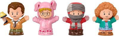 Foto 1 | Juego De Figuras Little People A Christmas Story, 4 Personajes, Película Navideña Clásica - Venta Internacional.