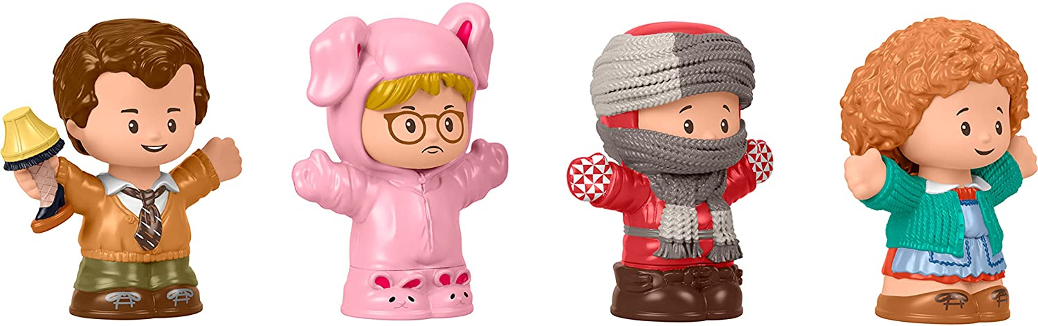 Foto 3 pulgar | Juego De Figuras Little People A Christmas Story, 4 Personajes, Película Navideña Clásica - Venta Internacional.