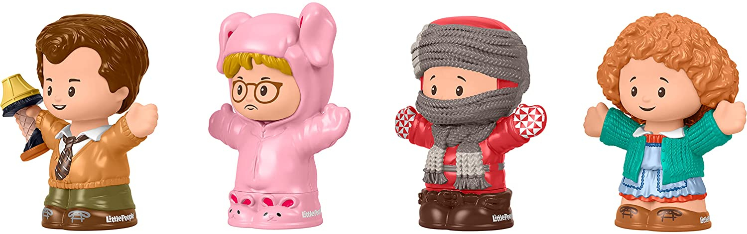 Foto 4 pulgar | Juego De Figuras Little People A Christmas Story, 4 Personajes, Película Navideña Clásica - Venta Internacional.