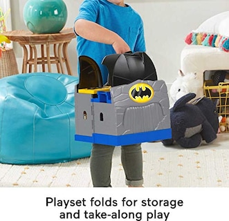 Foto 5 | Batcave De Batman De Fisher-price Little People Dc Super Fri - Venta Internacional.