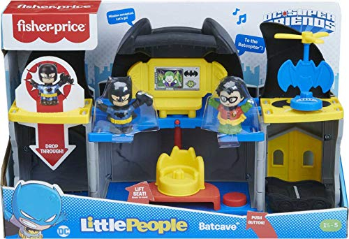 Foto 7 pulgar | Batcave De Batman De Fisher-price Little People Dc Super Fri - Venta Internacional.