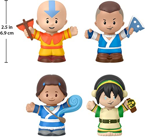 Foto 3 | Set De Regalo De Avatar De Coleccionista Little People, 4 Figuras, De 1 A 12 Años - Venta Internacional.