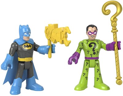 Foto 1 | Set De Figuras De Batman & The Riddler Imaginext Dc Super Fr - Venta Internacional.