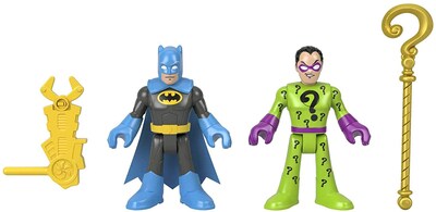 Foto 2 | Set De Figuras De Batman & The Riddler Imaginext Dc Super Fr - Venta Internacional.