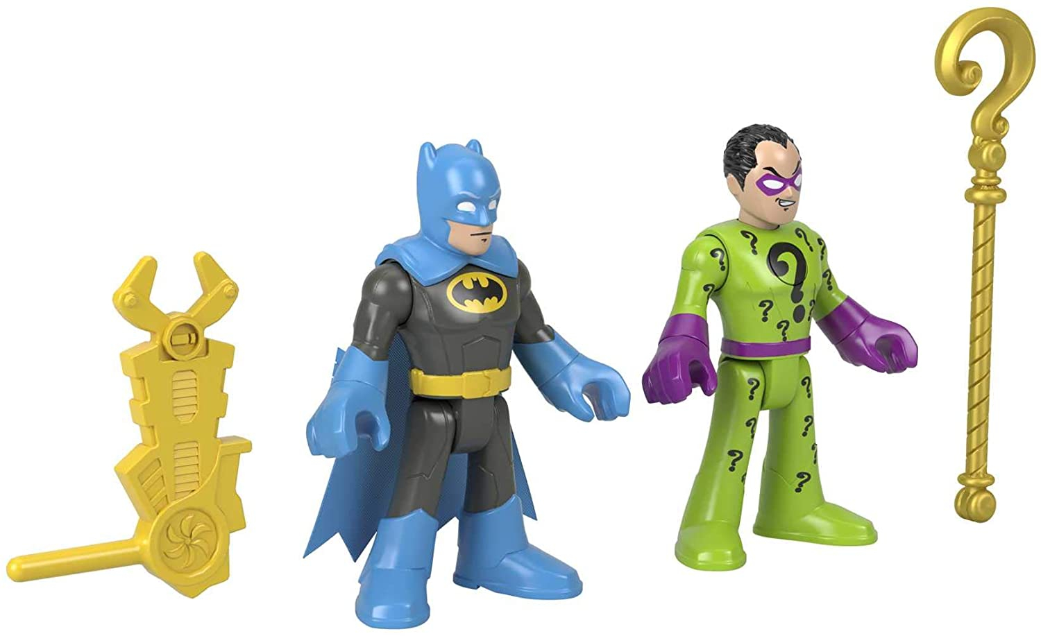 Foto 4 pulgar | Set De Figuras De Batman & The Riddler Imaginext Dc Super Fr - Venta Internacional.