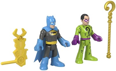 Foto 3 | Set De Figuras De Batman & The Riddler Imaginext Dc Super Fr - Venta Internacional.