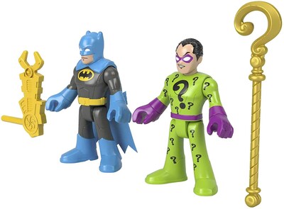 Foto 7 | Set De Figuras De Batman & The Riddler Imaginext Dc Super Fr - Venta Internacional.