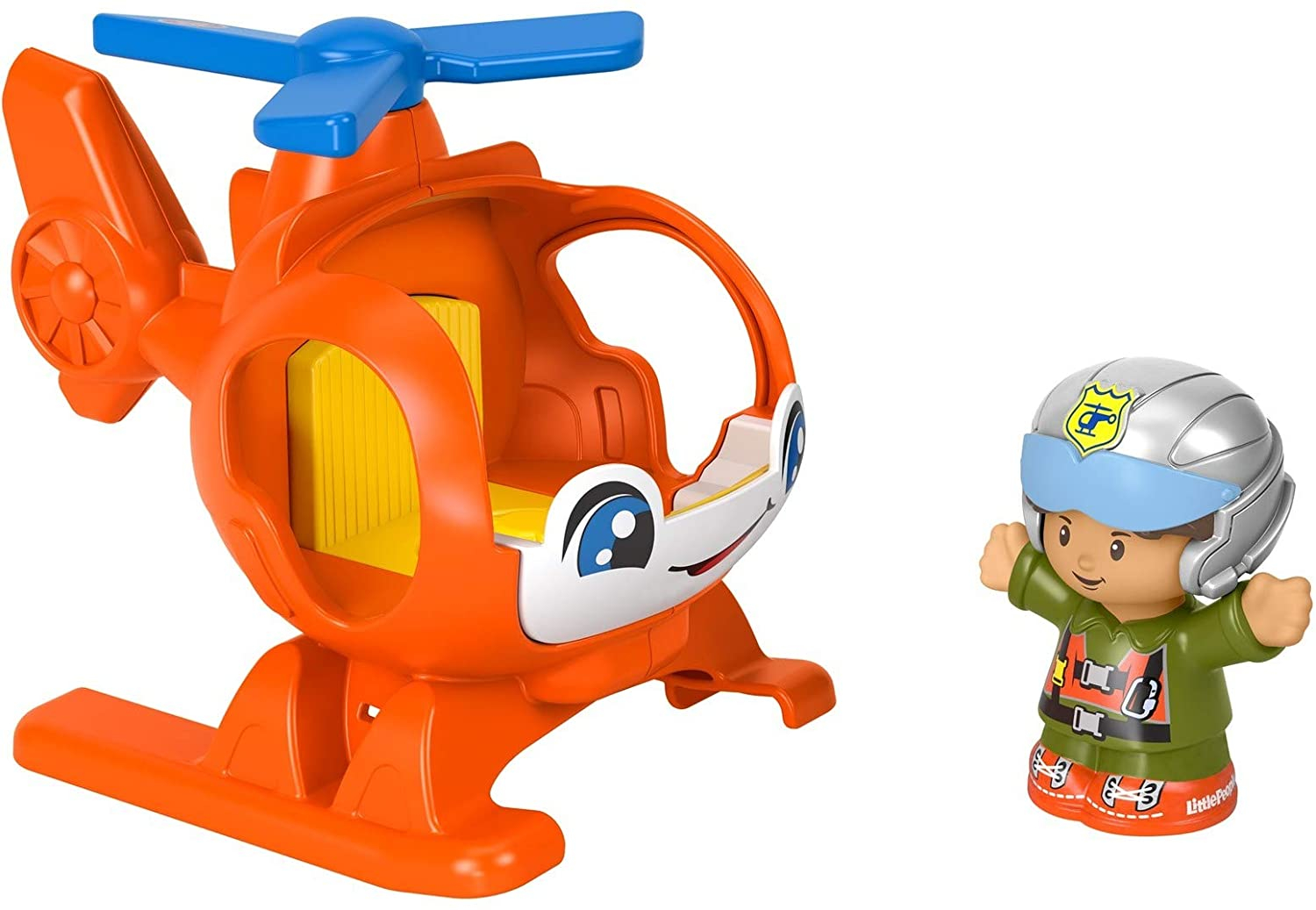 Foto 1 | Juego De Helicópteros, Vehículo De Juguete Y Figuras Fisher- - Venta Internacional.