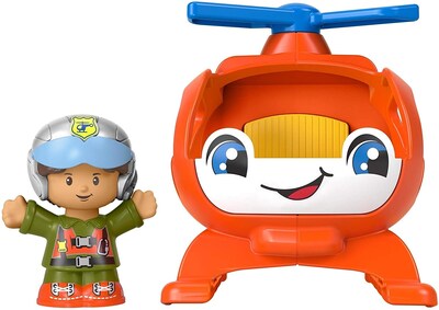 Foto 4 | Juego De Helicópteros, Vehículo De Juguete Y Figuras Fisher- - Venta Internacional.