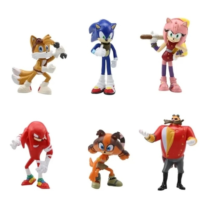 Foto 2 pulgar | Set De Figuras De Acción Sonic De 6 A 7 Cm Con Caja De 6 Figuras Para Niños Y 3 Años - Venta Internacional.