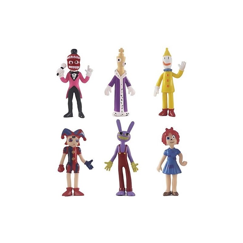 Foto 2 pulgar | Figuras The Amazing Digital Circus 6 Piezas-Venta Internacional