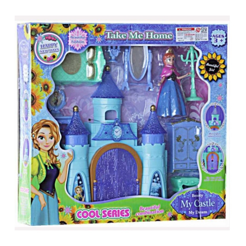 Foto 2 pulgar | Castillo De La Princesa Frozen De Toy House Con Accesorios Y Figura De Ana - Venta Internacional.