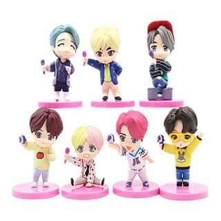 Foto 1 | Set De Muñecos Bts Pop-store House De 7 Piezas Para Coleccionables - Venta Internacional.