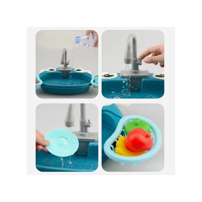Foto 5 pulgar | Fregadero De Cocina De Juguete Para Lavaplatos Para Niñas De Más De 3 Años - Venta Internacional.