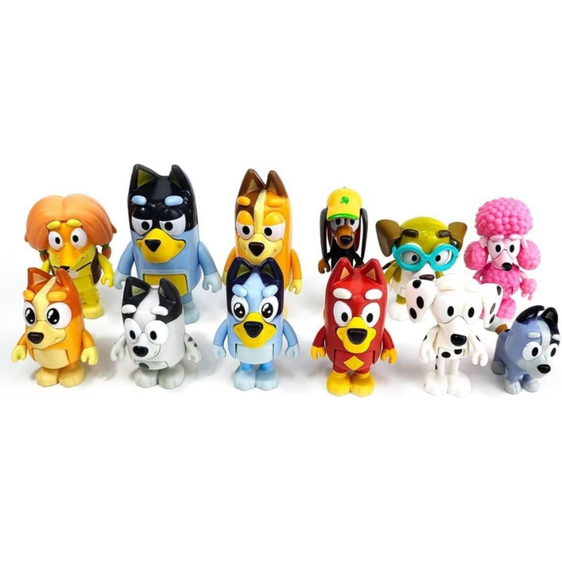 Foto 4 pulgar | Pack De Figuras De Acción Bluey And Friends X12 - Venta Internacional.