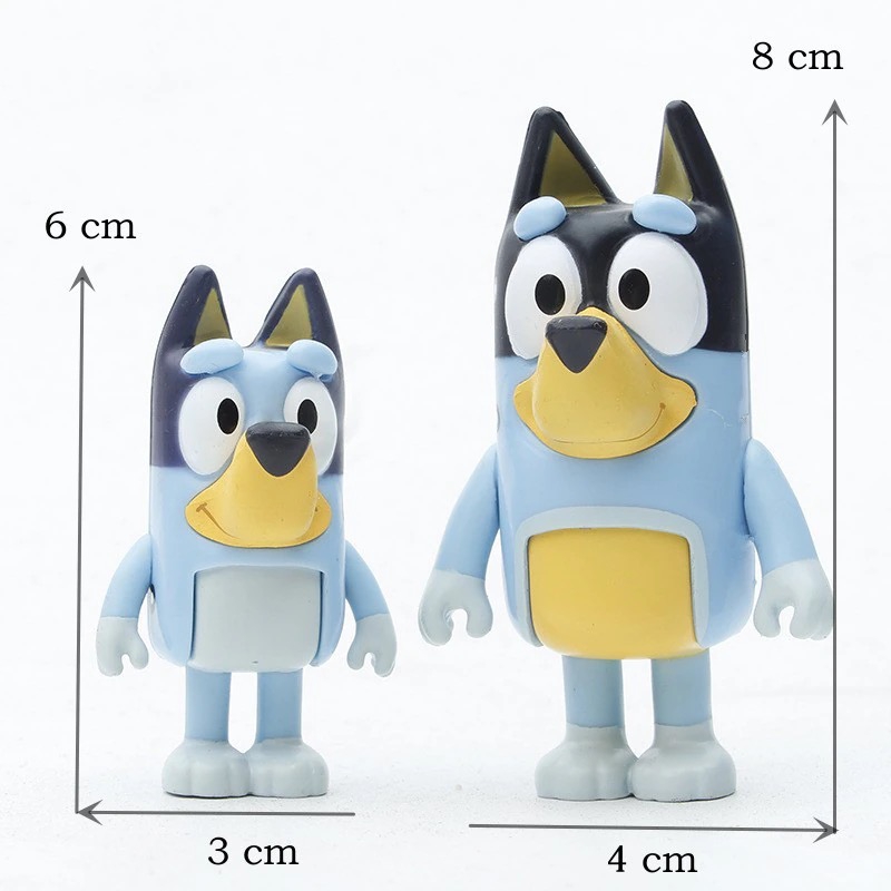 Foto 5 | Pack De Figuras De Acción Bluey And Friends X12 - Venta Internacional.