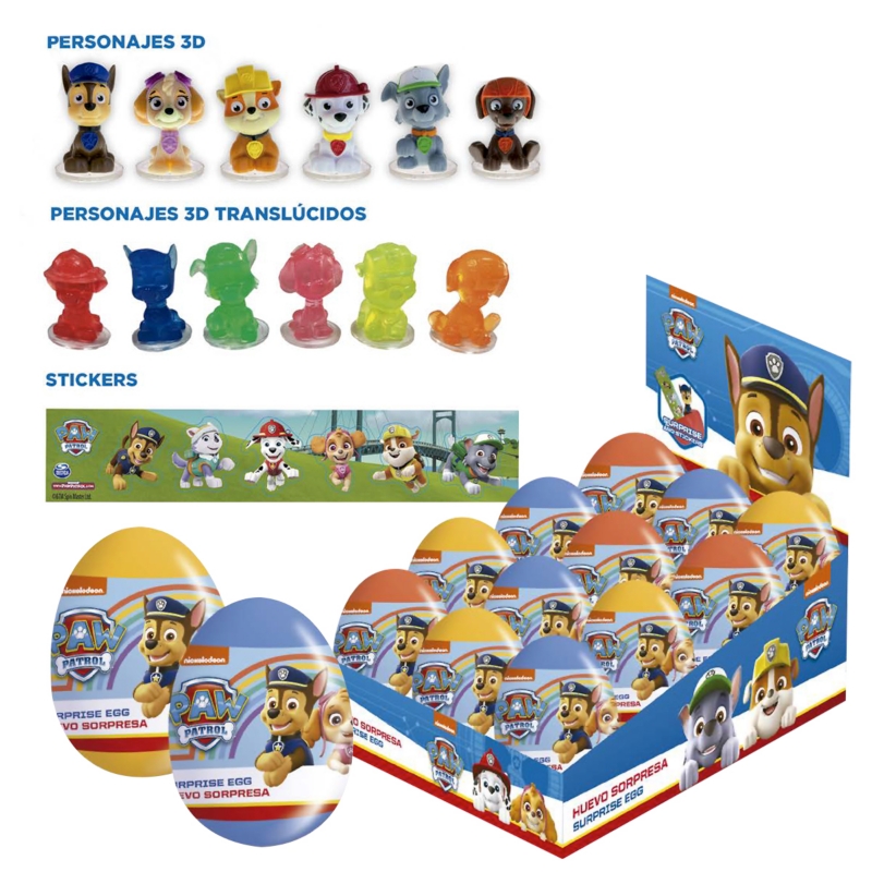 Foto 3 pulgar | Huevos Sorpresa Brickell Paw Patrol 3d X12 - Venta Internacional.