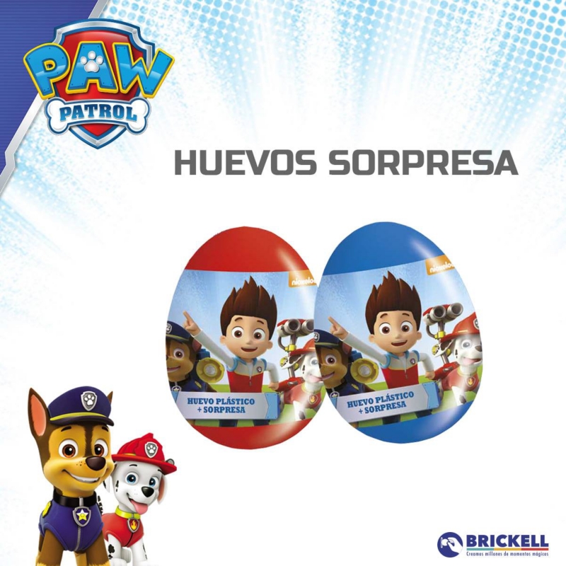 Foto 5 pulgar | Huevos Sorpresa Brickell Paw Patrol 3d X12 - Venta Internacional.