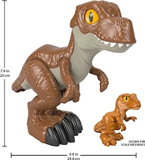 Foto 3 | Figura De Dinosaurio T.rex Xl De Jurassic World, Para Niños En Edad Preescolar De 3 A 8 Años - Venta Internacional.