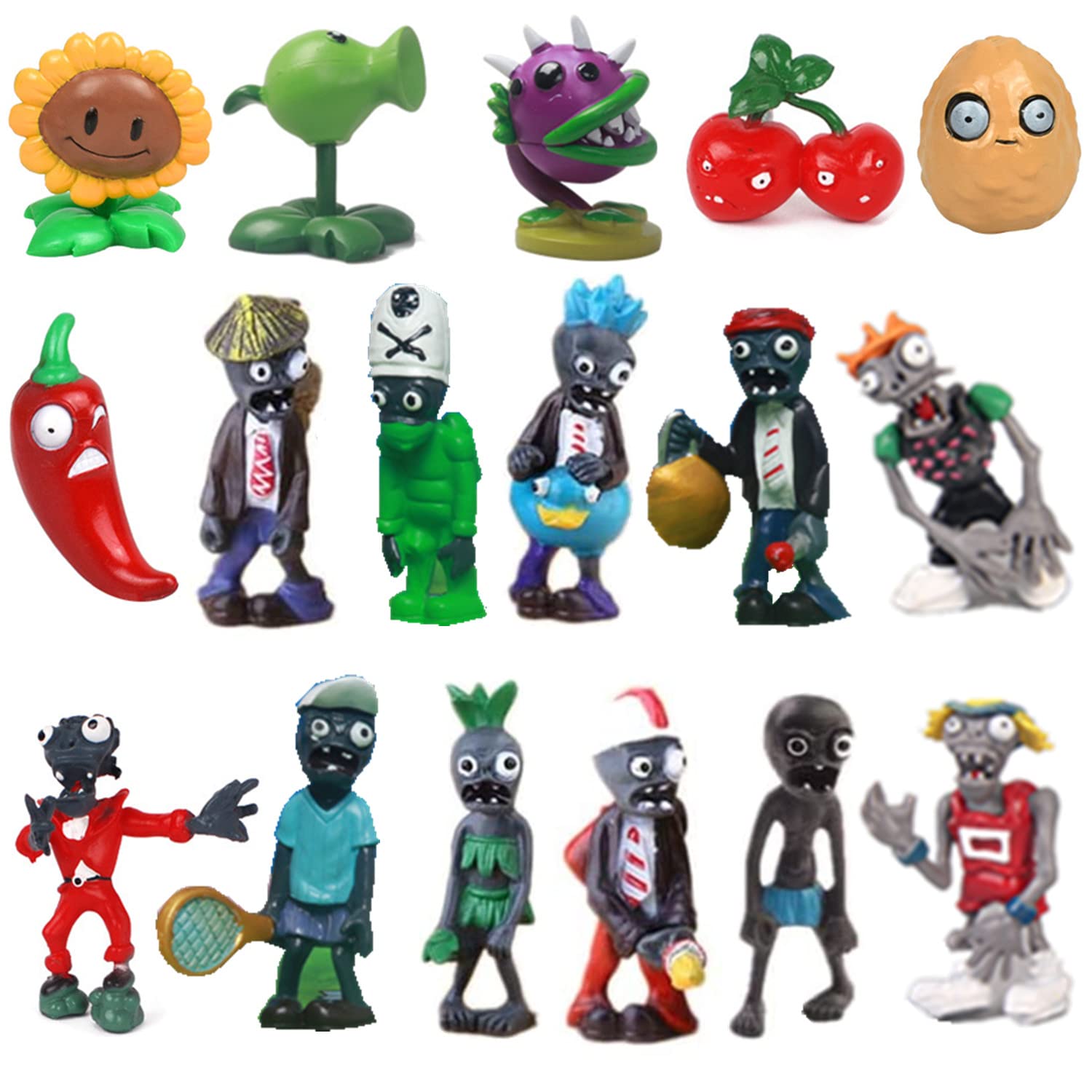 Set De 17 Figuras De Juguetes Pvz De Plants Vs Zombies Para Niños Y Fanáticos - Venta Internacional.