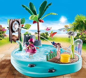 Foto 2 | Playmobil Piscina Pequeña Con Rociador De Agua - Venta Internacional.