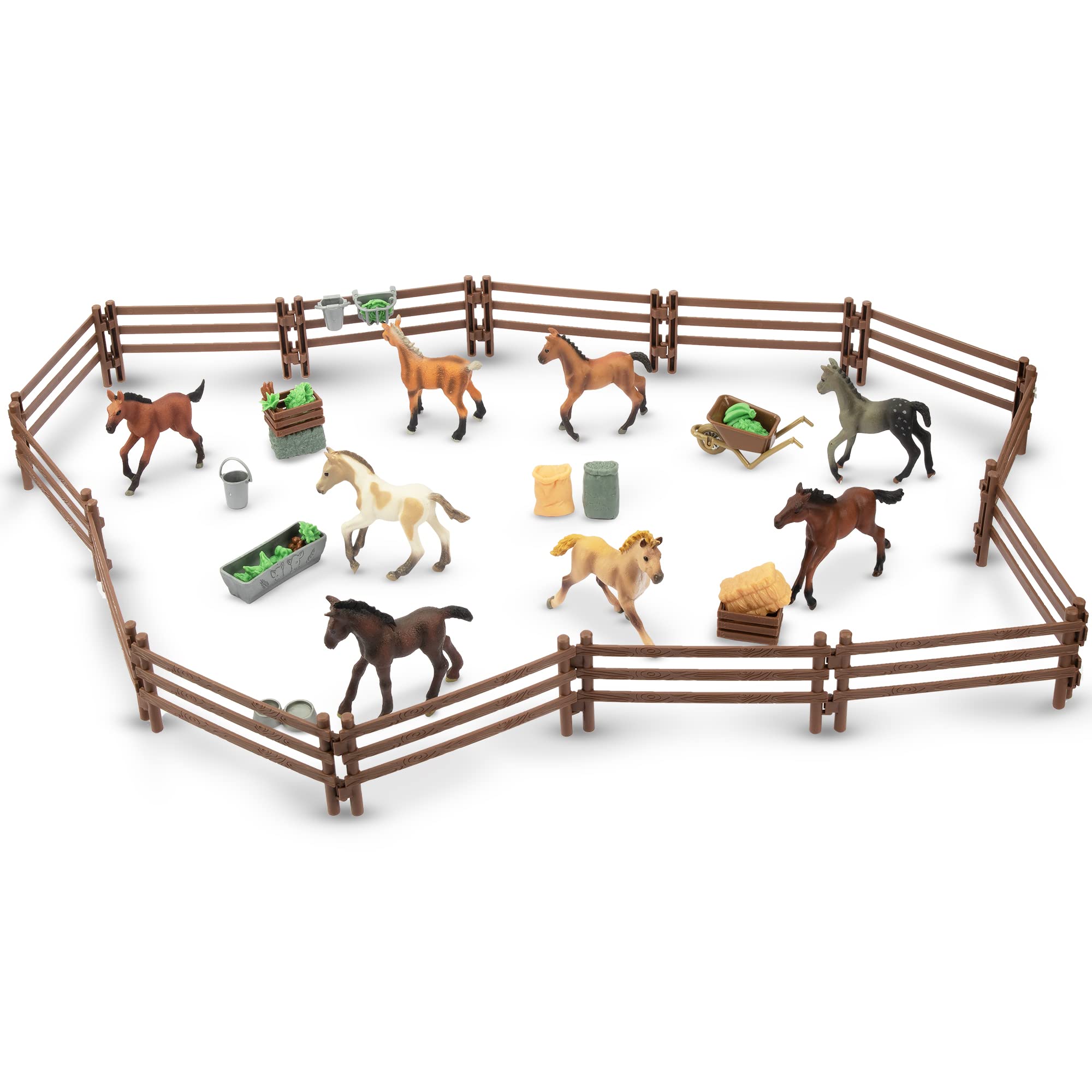 Foto 6 pulgar | Playset Toymany Corral Fencing, 24 Unidades, Para Animales De Granja Y Niños - Venta Internacional.