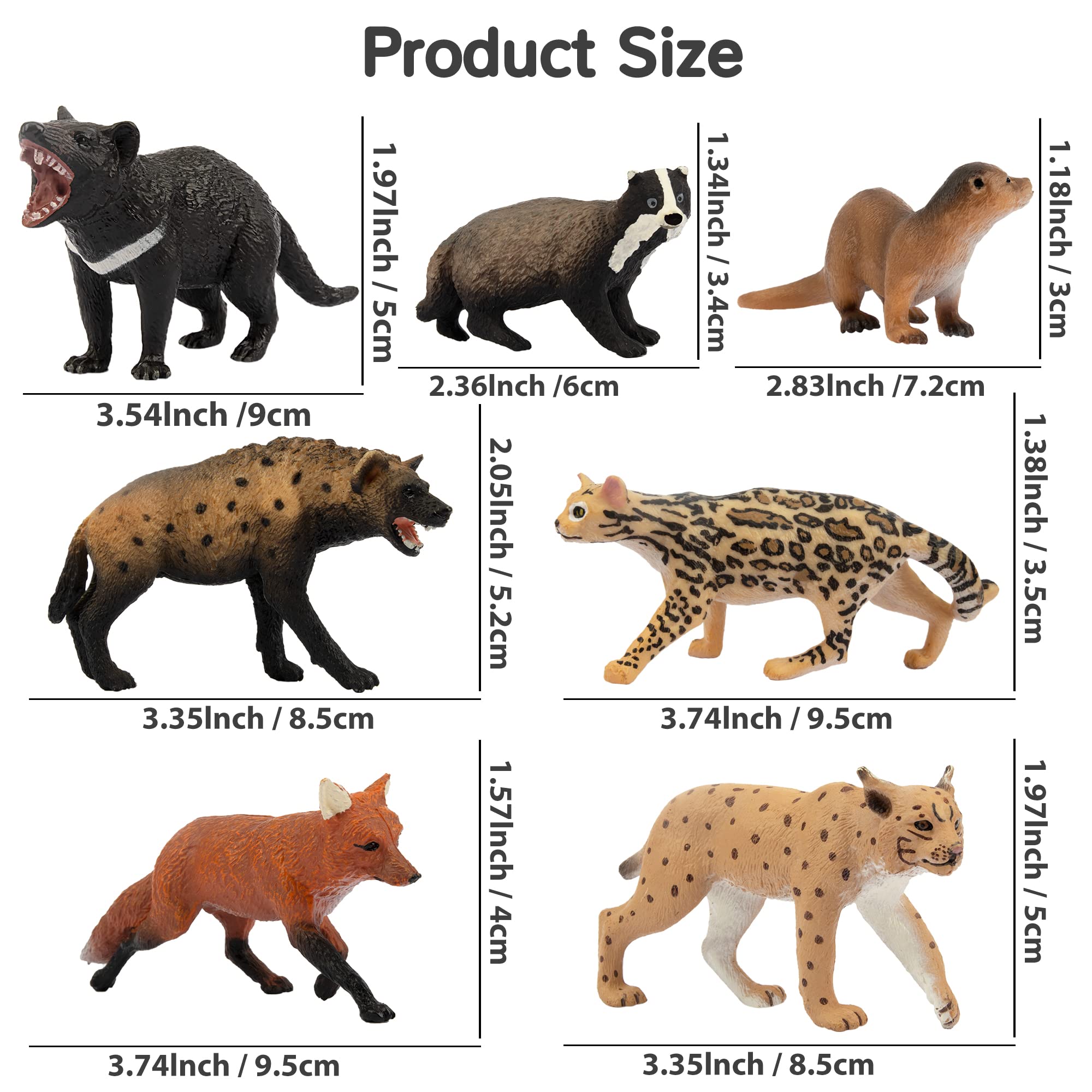 Foto 6 pulgar | Juego De Figuras De Animales Toymany Forest Animal, 10 Piezas Para Niños - Venta Internacional.