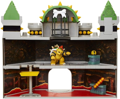 Foto 3 | Playset: Set De Juego Super Mario Bowser's Castle Con Figura Exclusiva De Bowser - Venta Internacional.