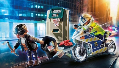 Foto 2 | Persecución Del Ladrón De Bancos De Playmobil - Venta Internacional.