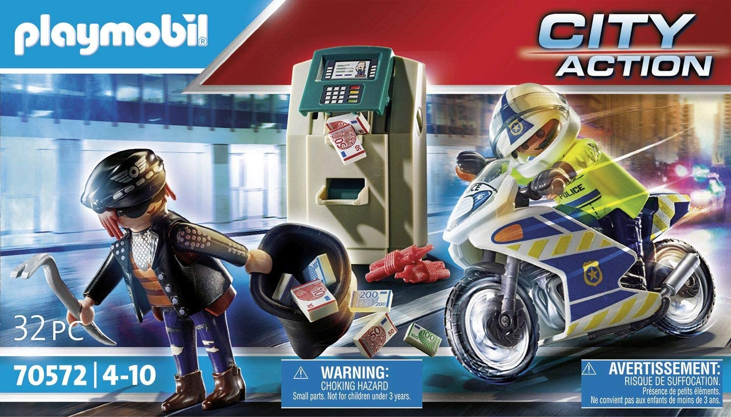 Foto 4 pulgar | Persecución Del Ladrón De Bancos De Playmobil - Venta Internacional.