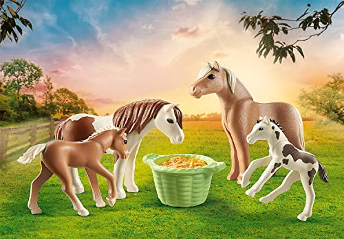 Foto 3 pulgar | Ponis Islandeses Con Potros De Playmobil - Venta Internacional.