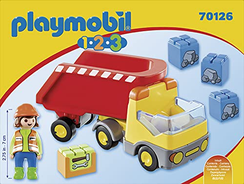 Foto 2 | Camión Volquete Playmobil 1.2.3 - Venta Internacional.