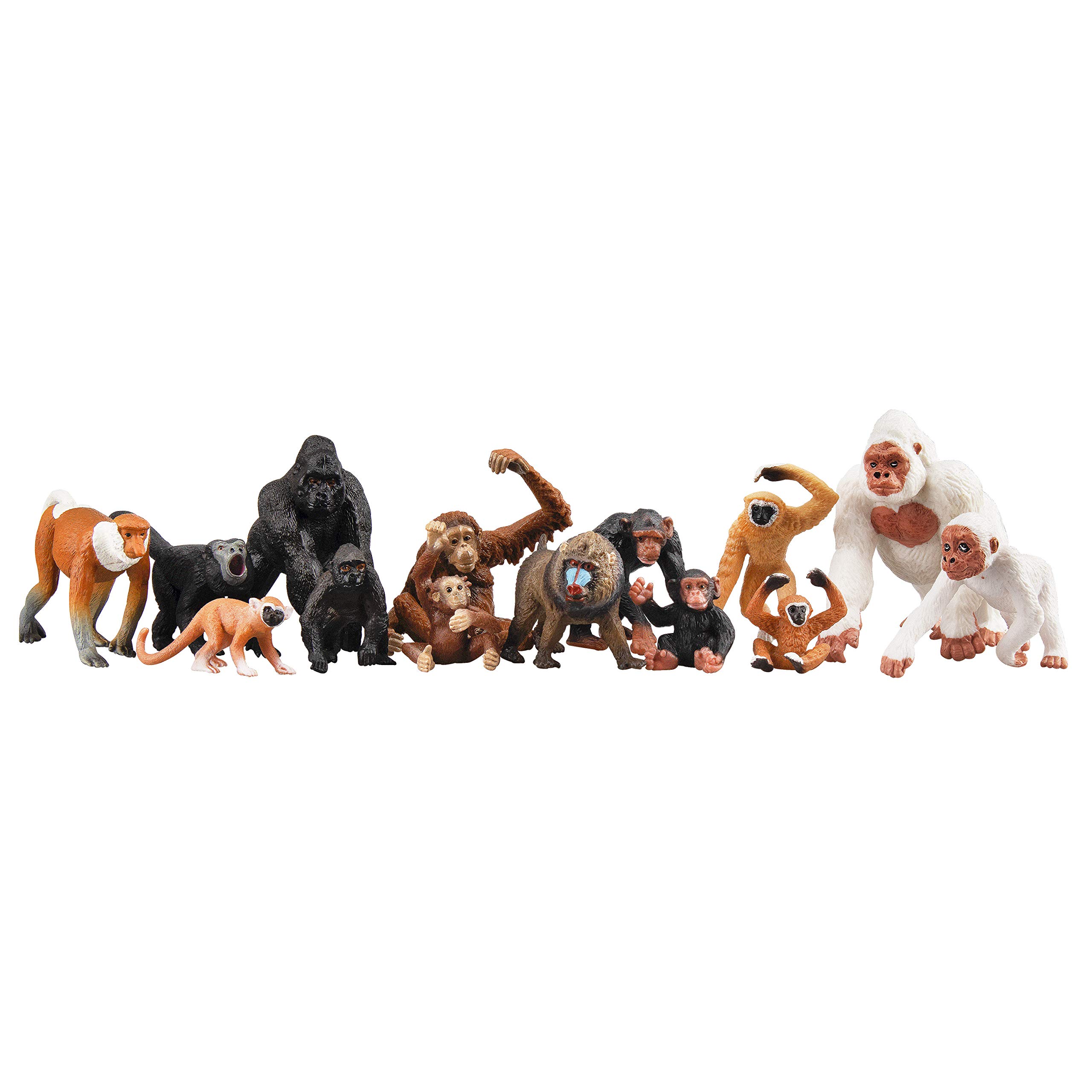 Foto 3 pulgar | Juego De Figuras Toymany Monkey & Gorilla, 14 Piezas, Para Niños De Más De 3 Años - Venta Internacional.