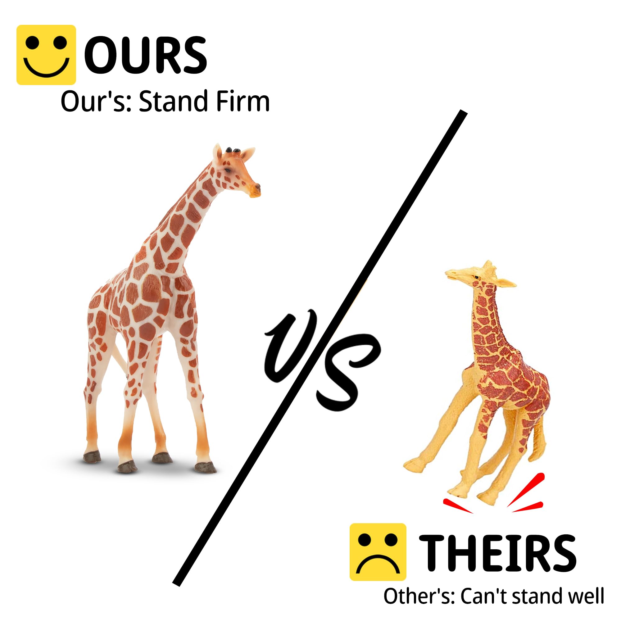 Foto 5 | Figuras De Animales Toymany Giraffe Family, 4 Unidades Para Niños A Partir De 3 Años - Venta Internacional.