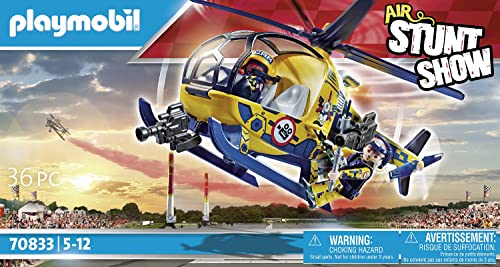 Foto 4 pulgar | Helicóptero Playmobil Air Stunt Show Con Equipo De Filmación - Venta Internacional.