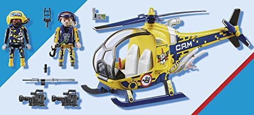 Foto 6 | Helicóptero Playmobil Air Stunt Show Con Equipo De Filmación - Venta Internacional.