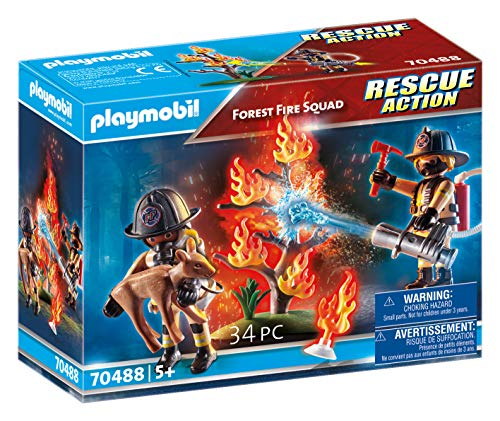 Foto 2 pulgar | Bombero con Árbol de Playmobil - Venta Internacional