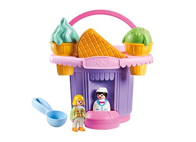 Foto 2 | Heladería Playmobil De Juguete Con Forma De Cubo De Arena Con Accesorios - Venta Internacional.